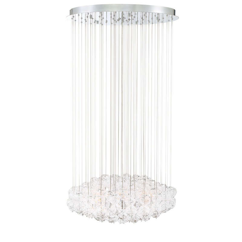 Riverdale Eight Light Chandelier in Chrome