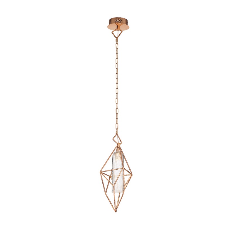 Verdino LED Pendant in Rose Gold