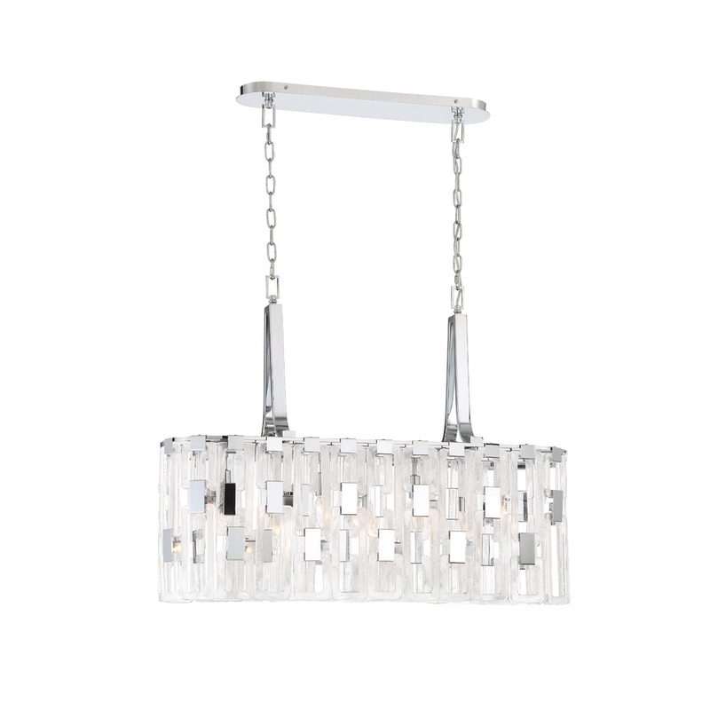 Viviana Seven Light Chandelier in Chrome