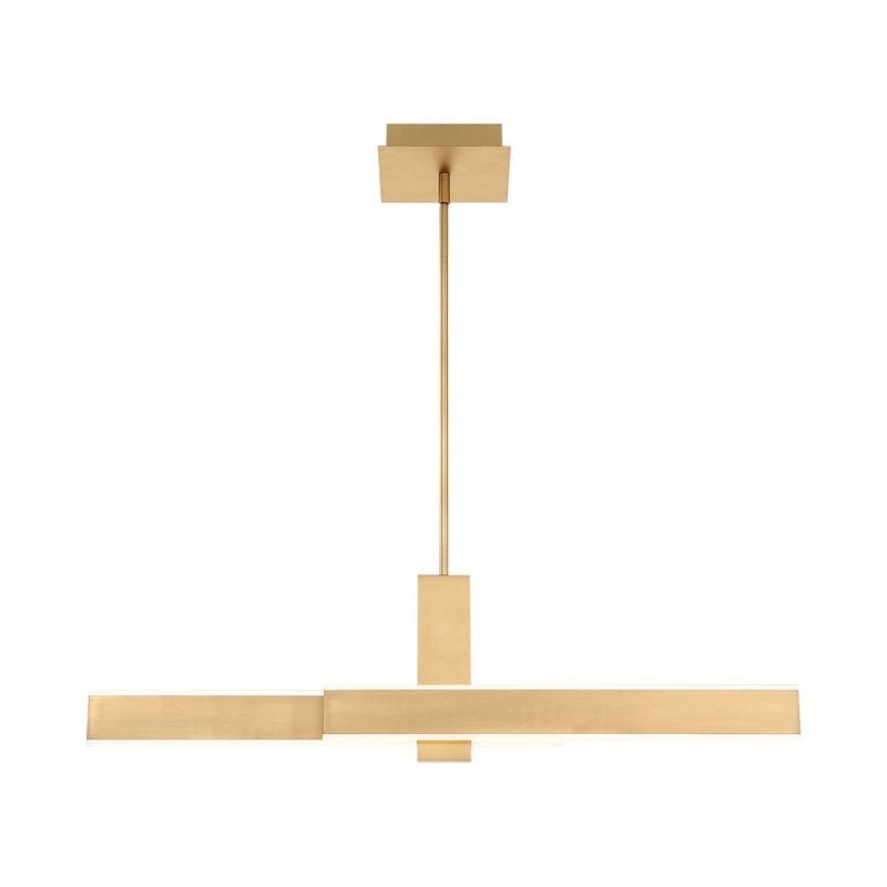 Cameno LED Chandelier in Satin Gold