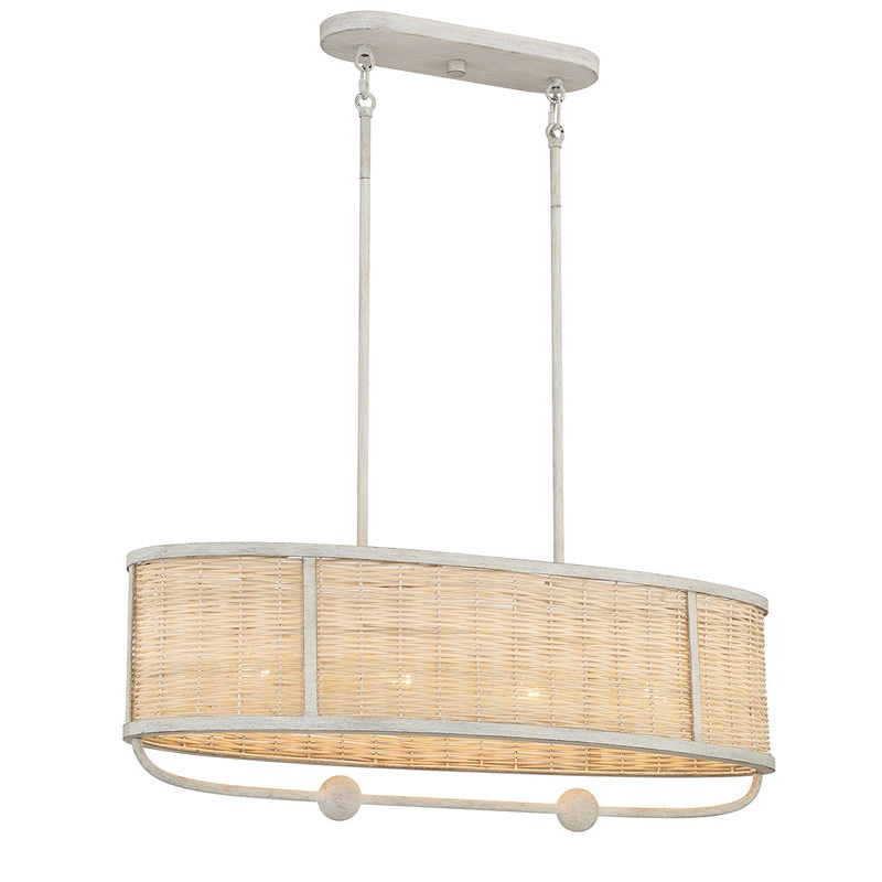 Comparelli Four Light Chandelier in Off White