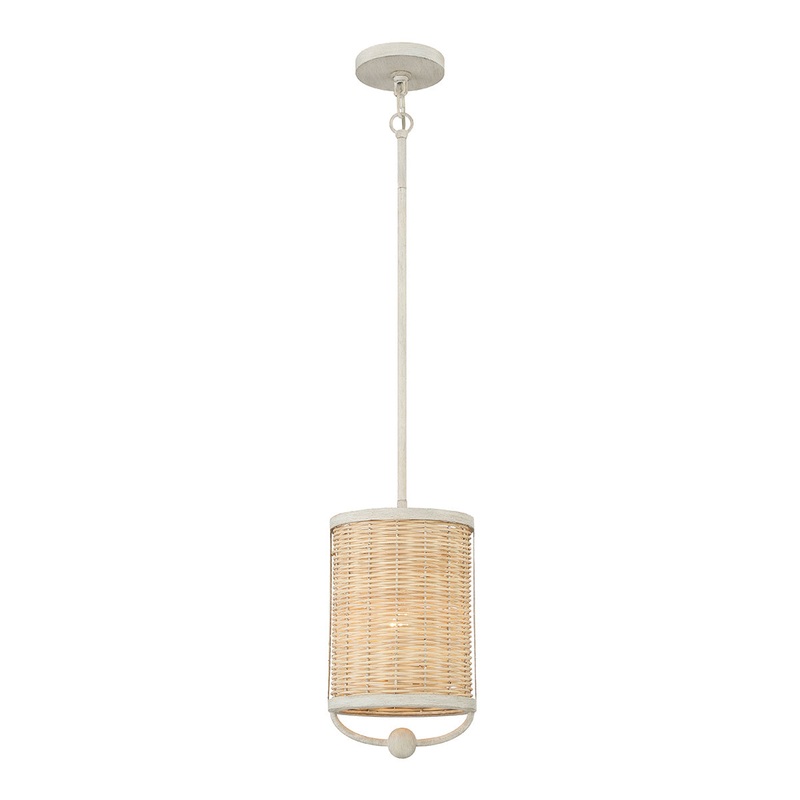 Comparelli One Light Pendant in Off White