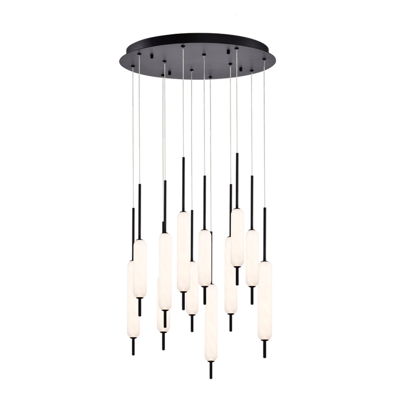 Cumberland LED Chandelier in Black