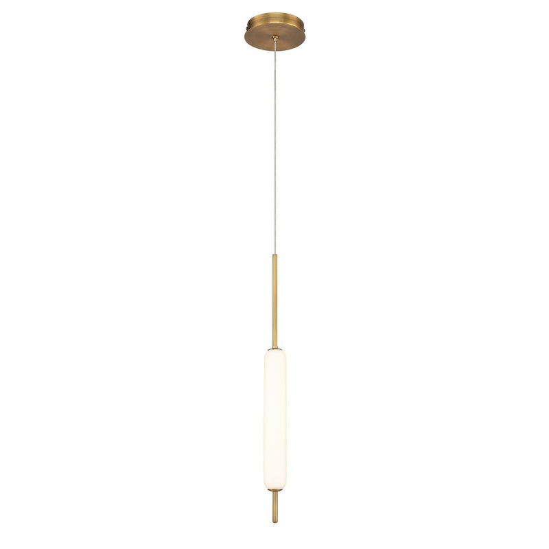 Cumberland LED Pendant in Antique Brass
