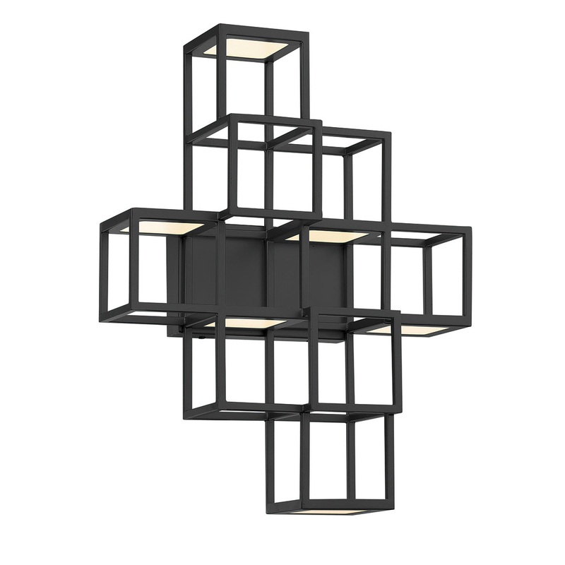Ferro LED Wall Sconce in Black
