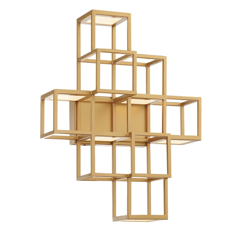 Ferro LED Wall Sconce in Gold