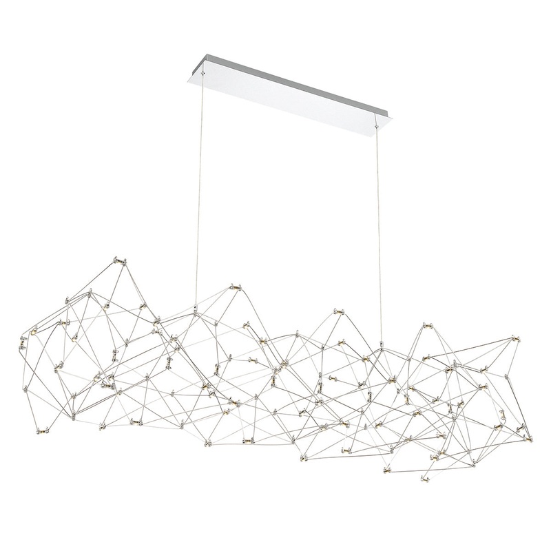 Leonardelli LED Chandelier in Chrome