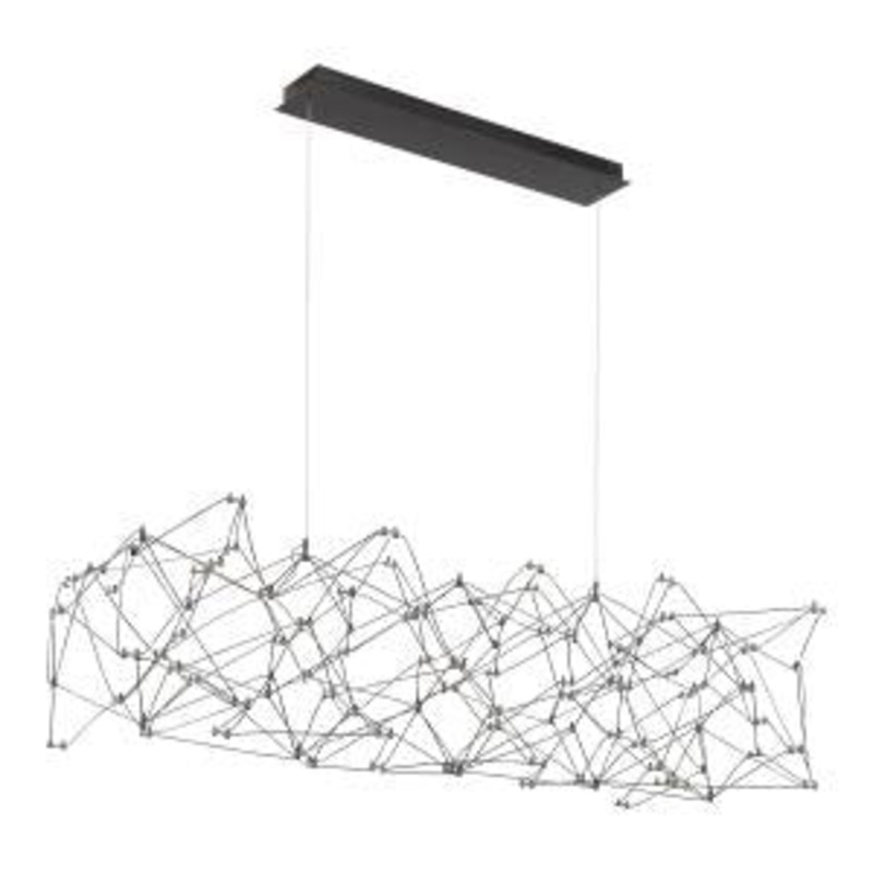 Leonardelli LED Chandelier in Dark Chrome (Plated)