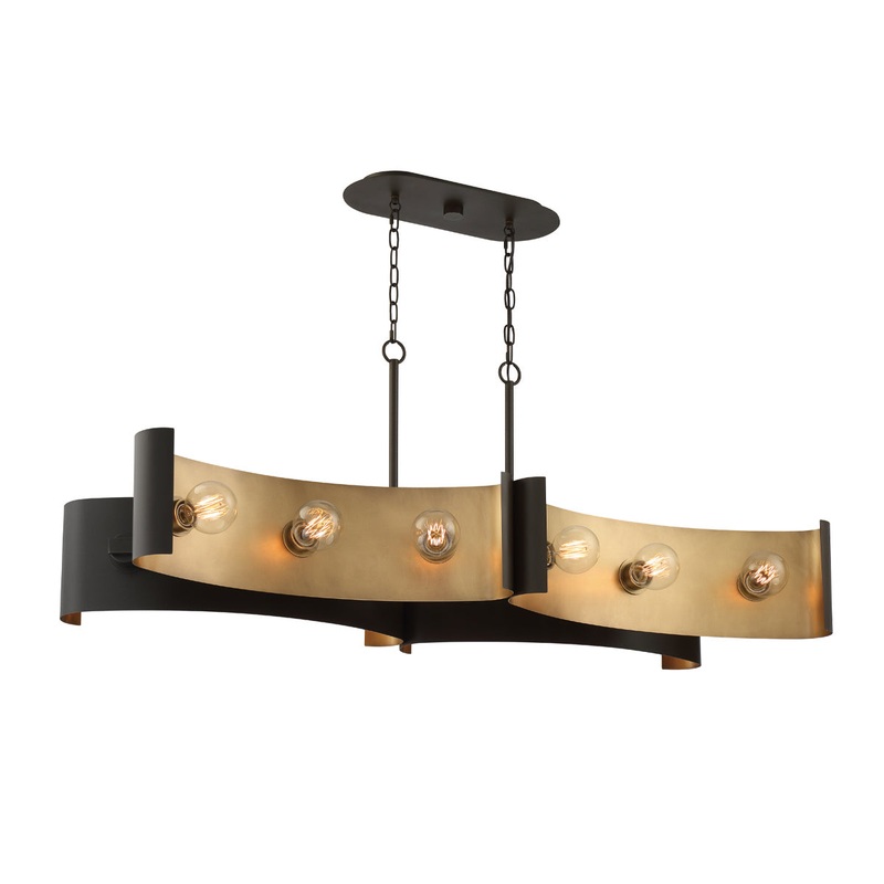 Metallo 12 Light Chandelier in Bronze