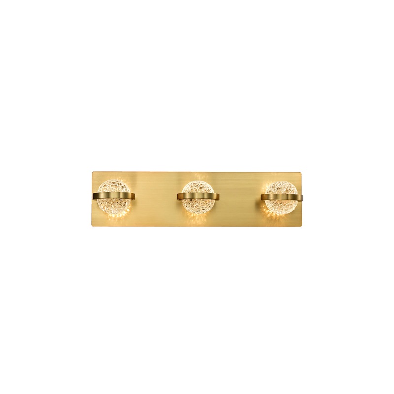 Ryder LED Bathbar in Gold