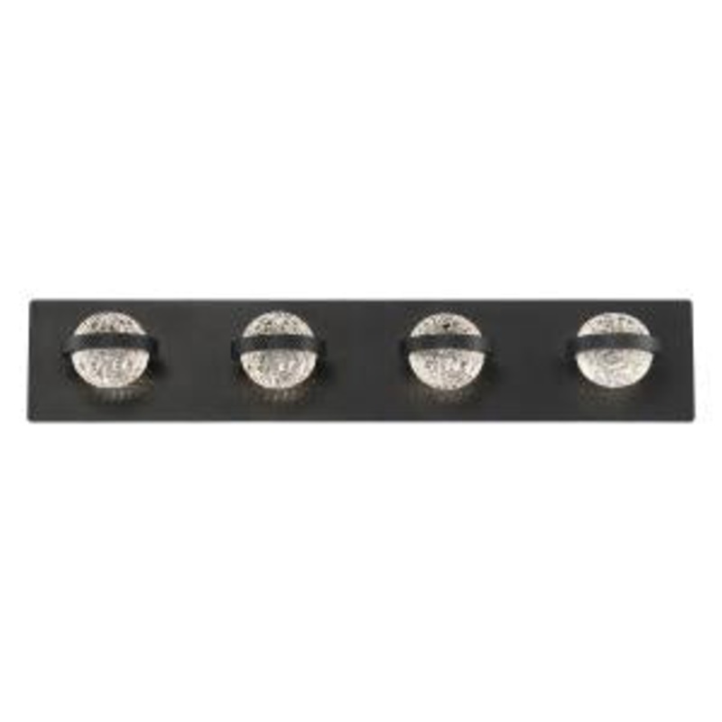 Ryder LED Bathbar in Sand Black