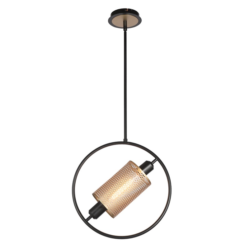 Seamore One Light Pendant in Black