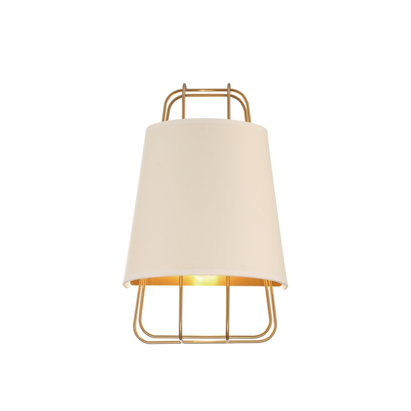 Tura One Light Wall Sconce in Brass