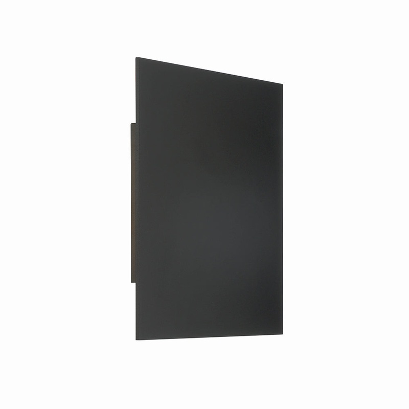 Annette LED Outdoor Flushmount in Satin Black
