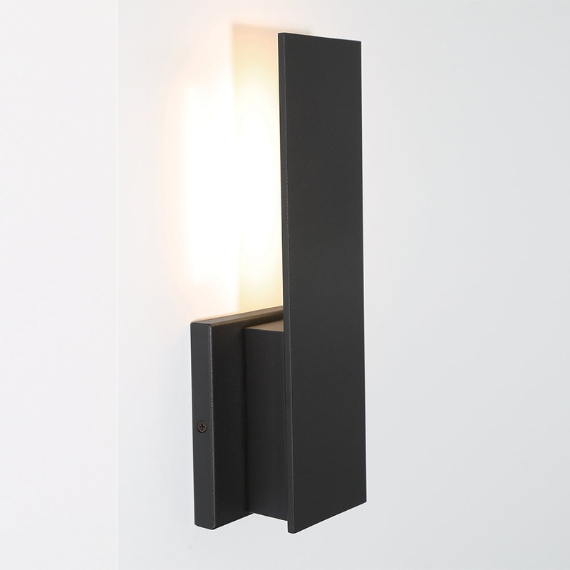 Annette LED Outdoor Wall Sconce in Satin Black