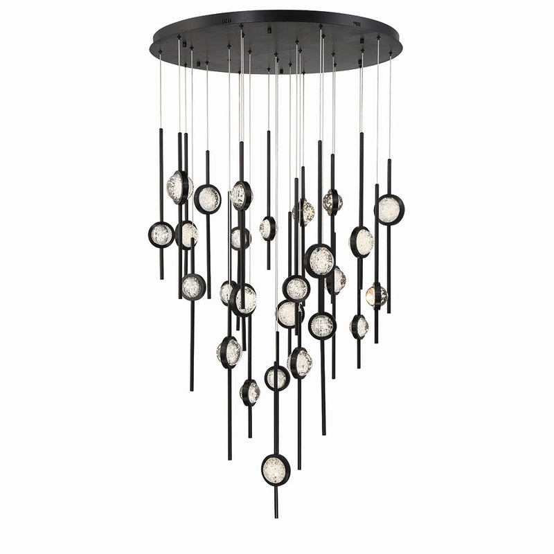 Barletta LED Chandelier in Black