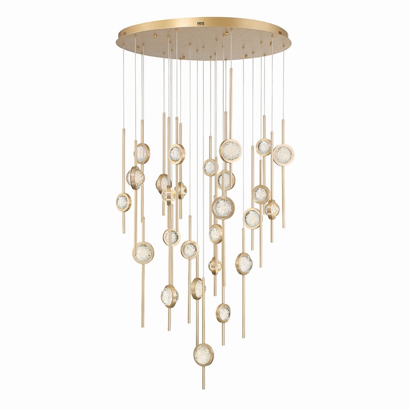 Barletta LED Chandelier in Brass