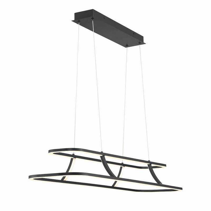 Cadoux LED Chandelier in Black