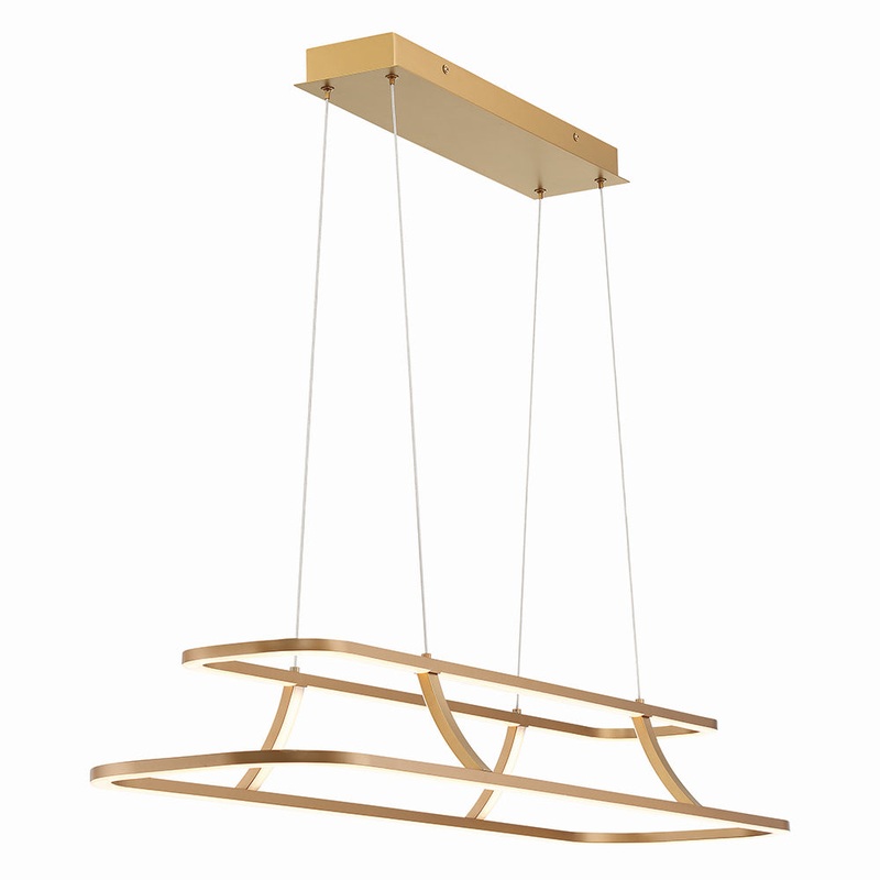 Cadoux LED Chandelier in Gold