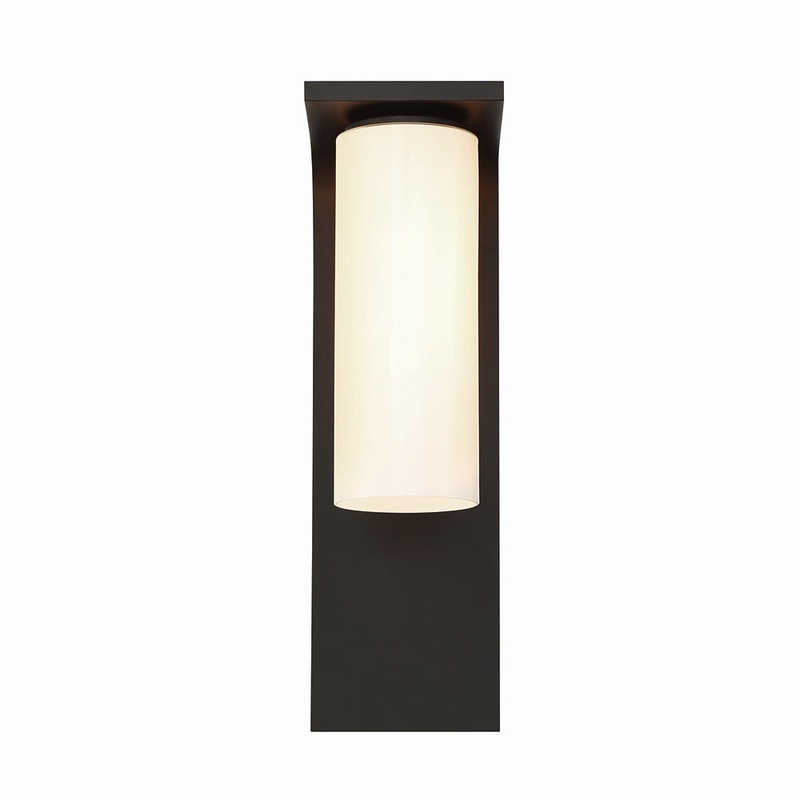 Colonne One Light Outdoor Wall Sconce in Satin Black