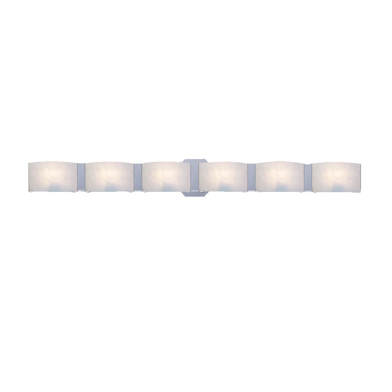 Dakota Six Light Bathbar in Chrome