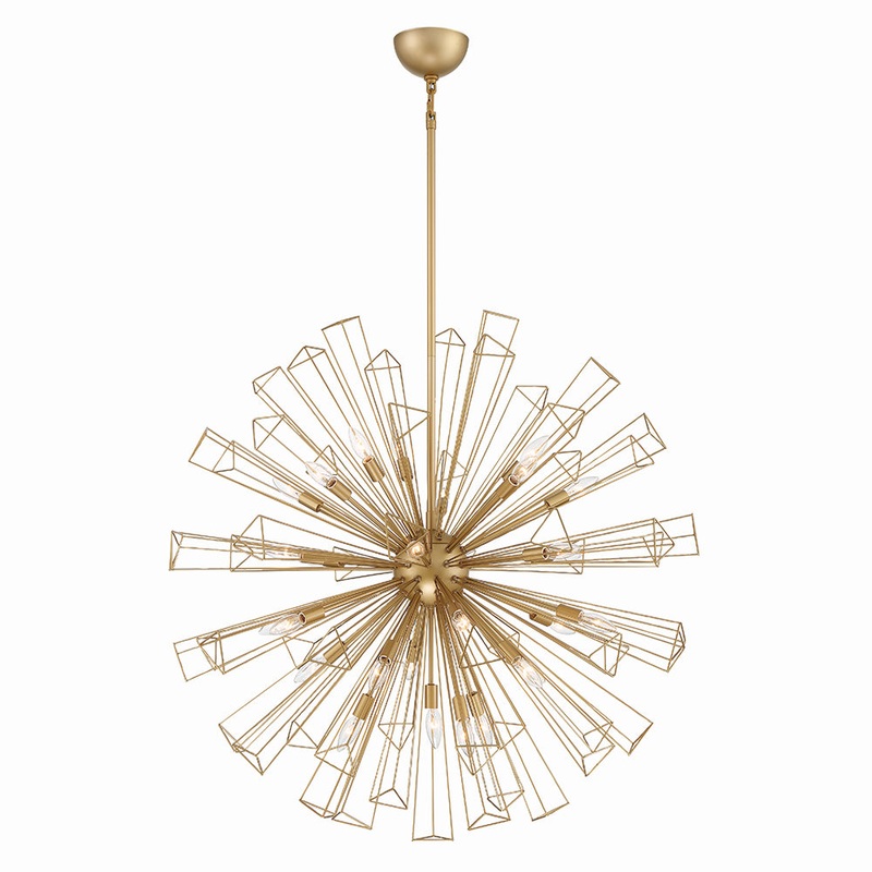 Dendelio 29 Light Chandelier in Gold