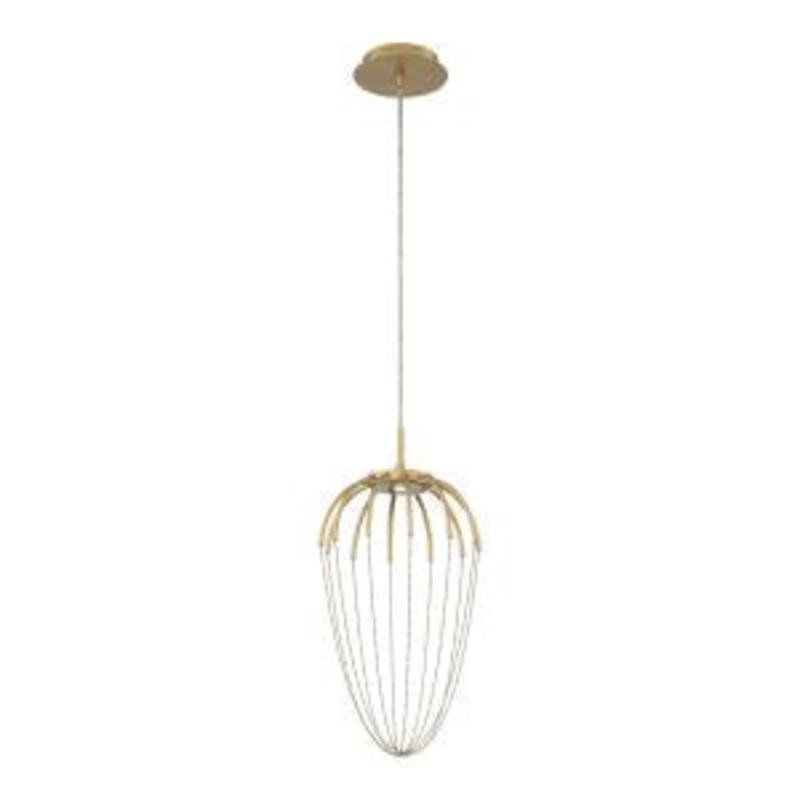 Frusta LED Pendant in Gold