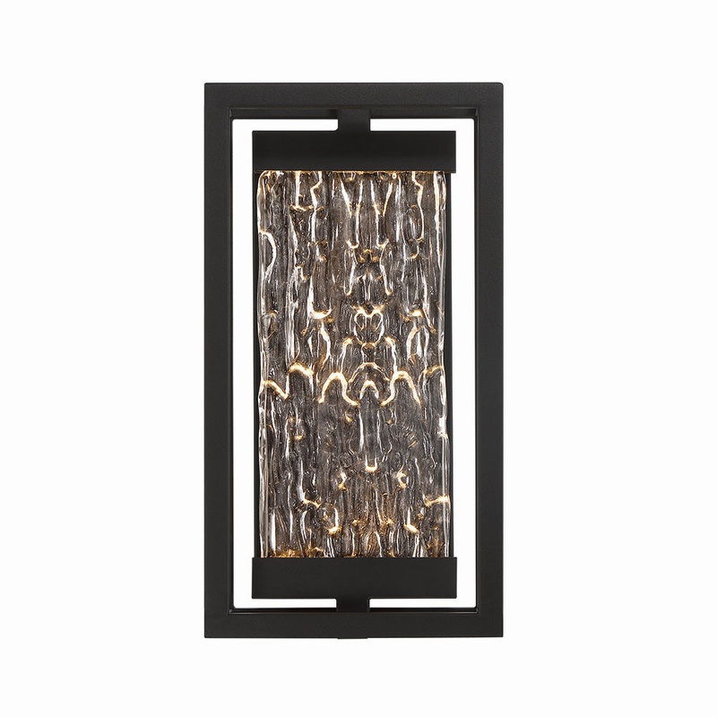Ilya LED Outdoor Wall Sconce in Satin Black