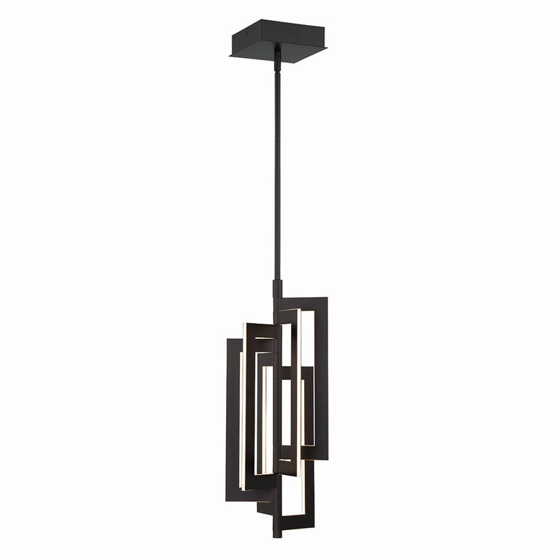Livra LED Chandelier in Black