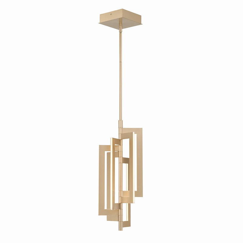Livra LED Chandelier in Gold