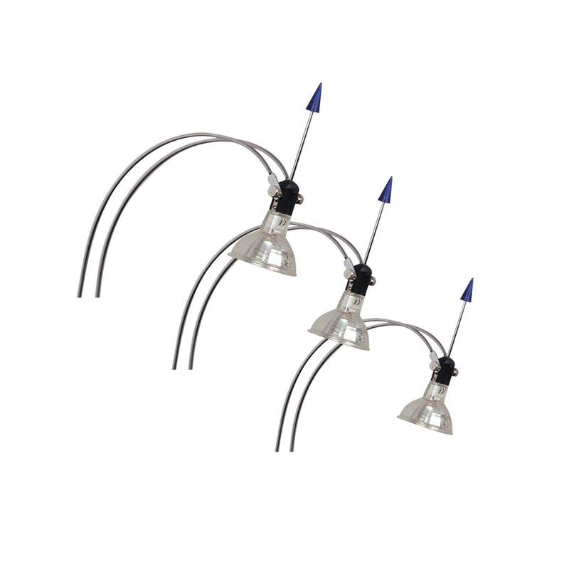 Pc-Drt Three Light Picture Light Set in Chrome