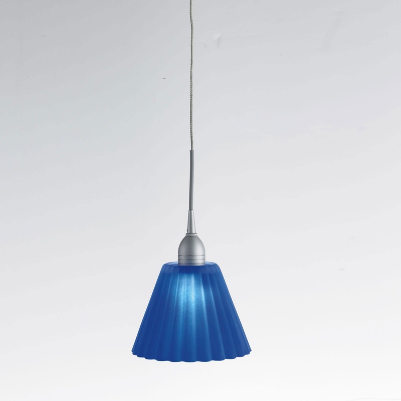Pleat Head Blue in Blue