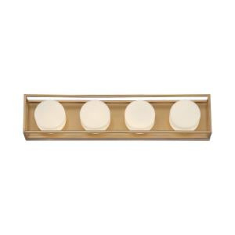 Rover LED Bathbar in Soft Gold