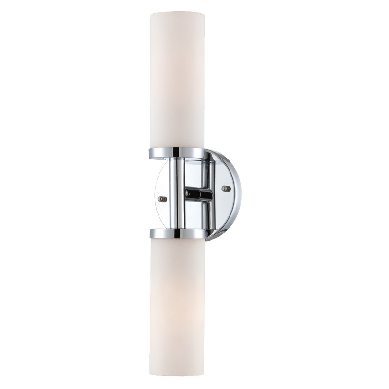 Sydney Two Light Wall Sconce in Chrome
