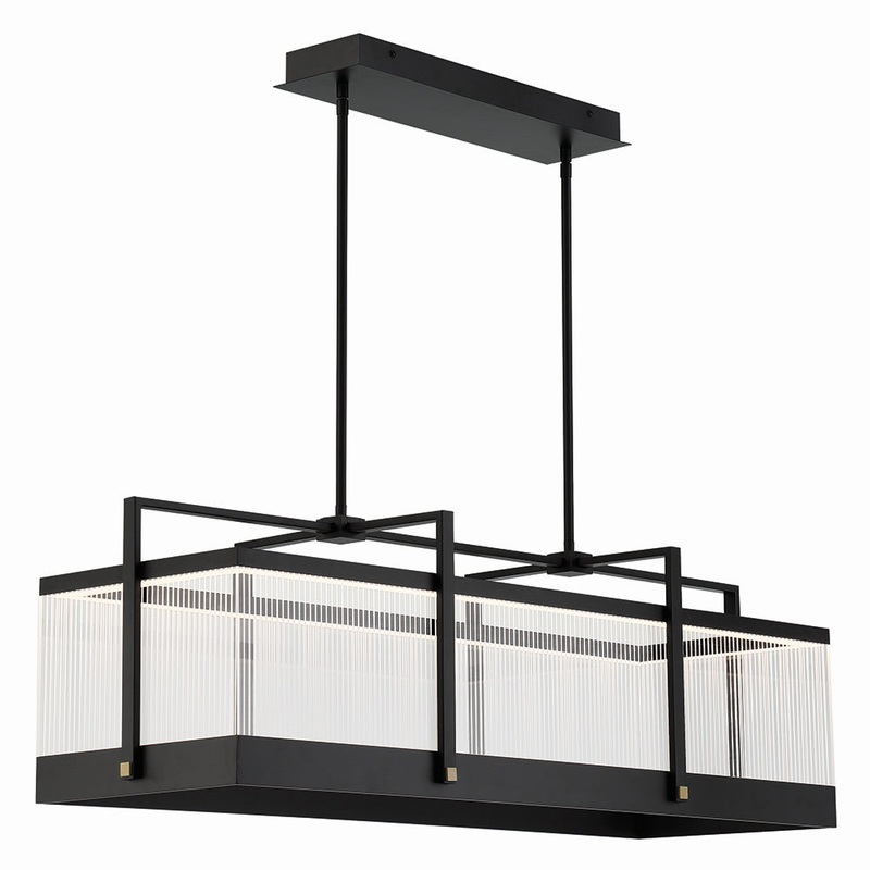 Tye LED Chandelier in Black