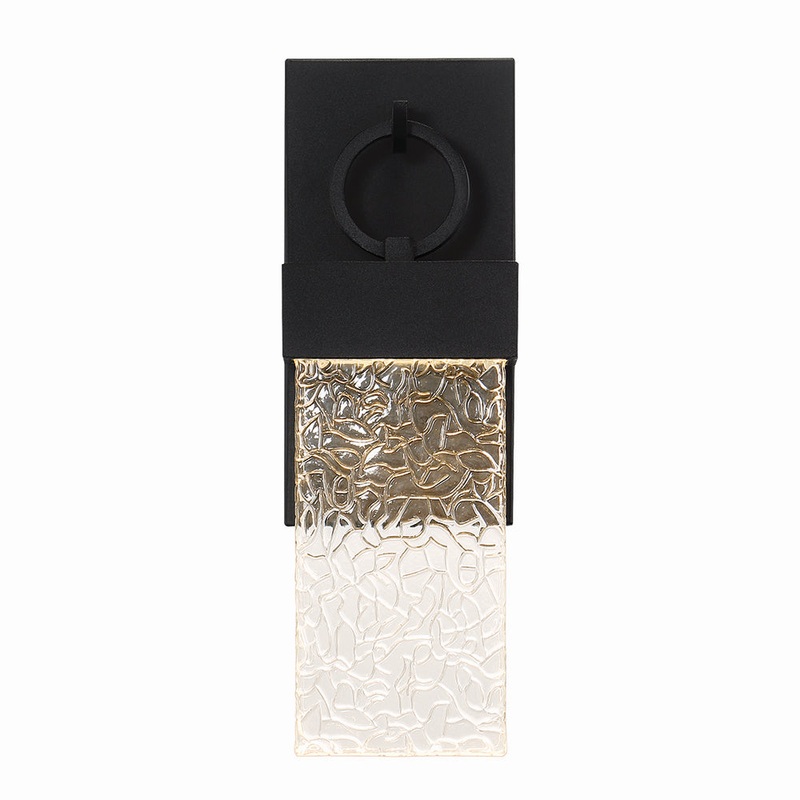 Vasso LED Outdoor Wall Sconce in Satin Black