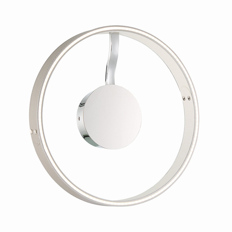 Verdura LED Flushmount in Grey/ White