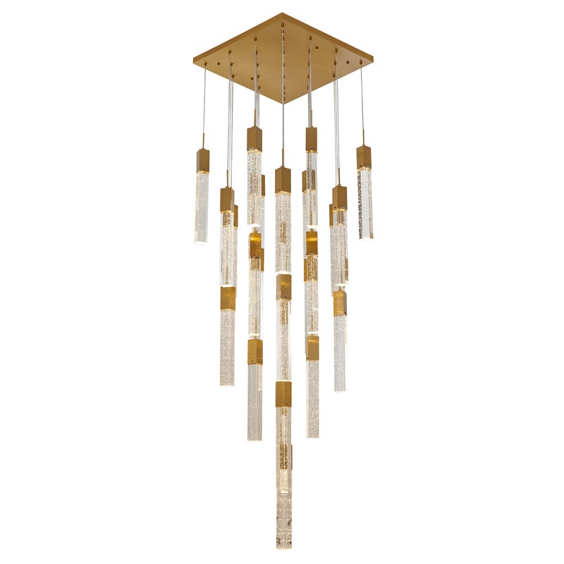 25 Light Chandelier in Gold