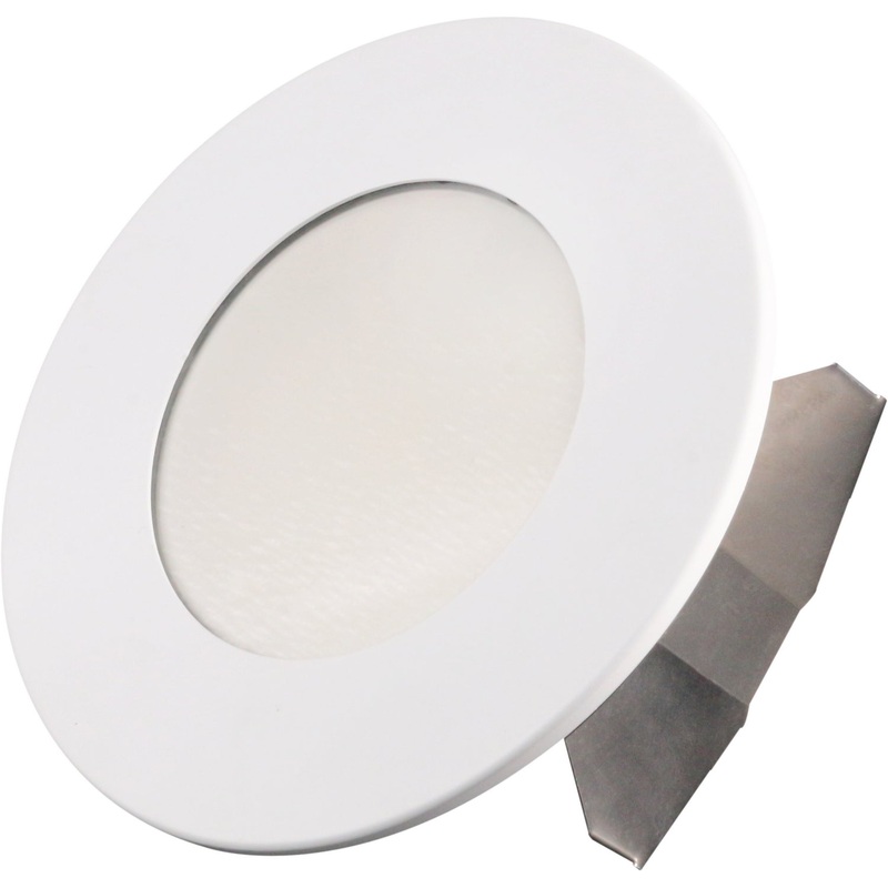 4`` Round Magnetic Flush Mount in Matte White