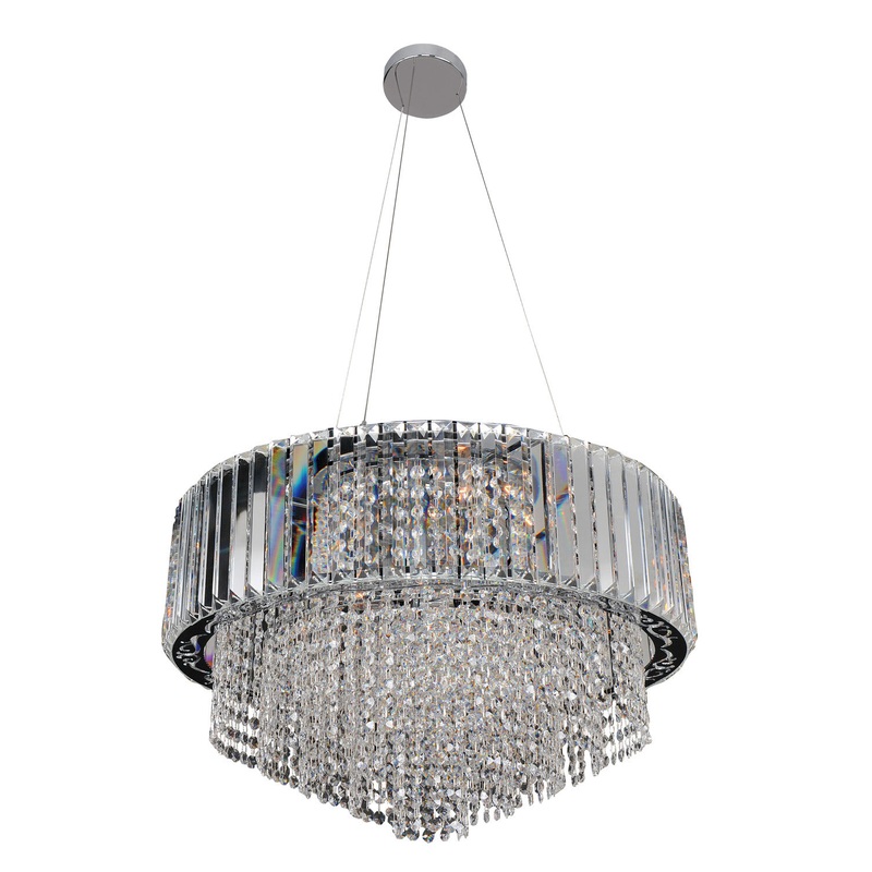 Adaliz 12 Light Pendant in Chrome