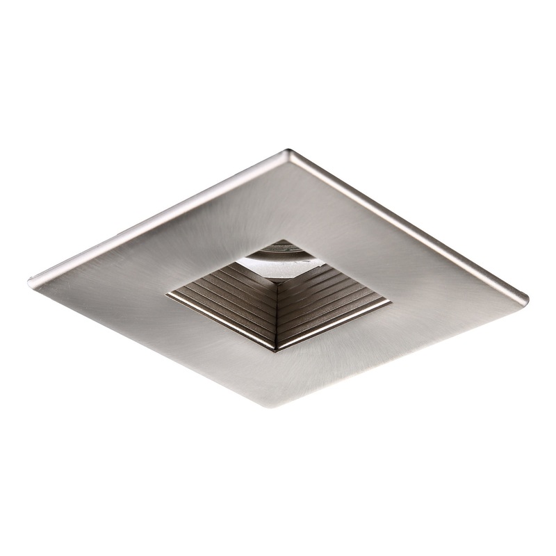 Baffle Trim in Brushed Nickel