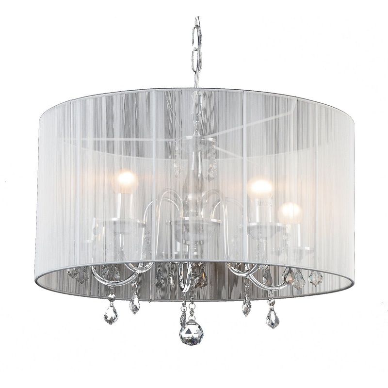 Chandelier Five Light Chandelier in Chrome