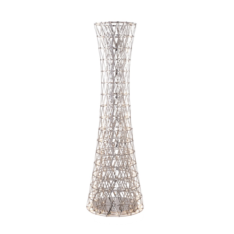 LED Floor Lamp in Chrome