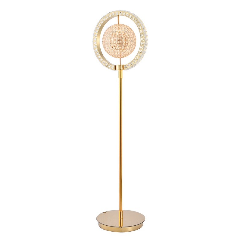 LED Floor Lamp in Gold