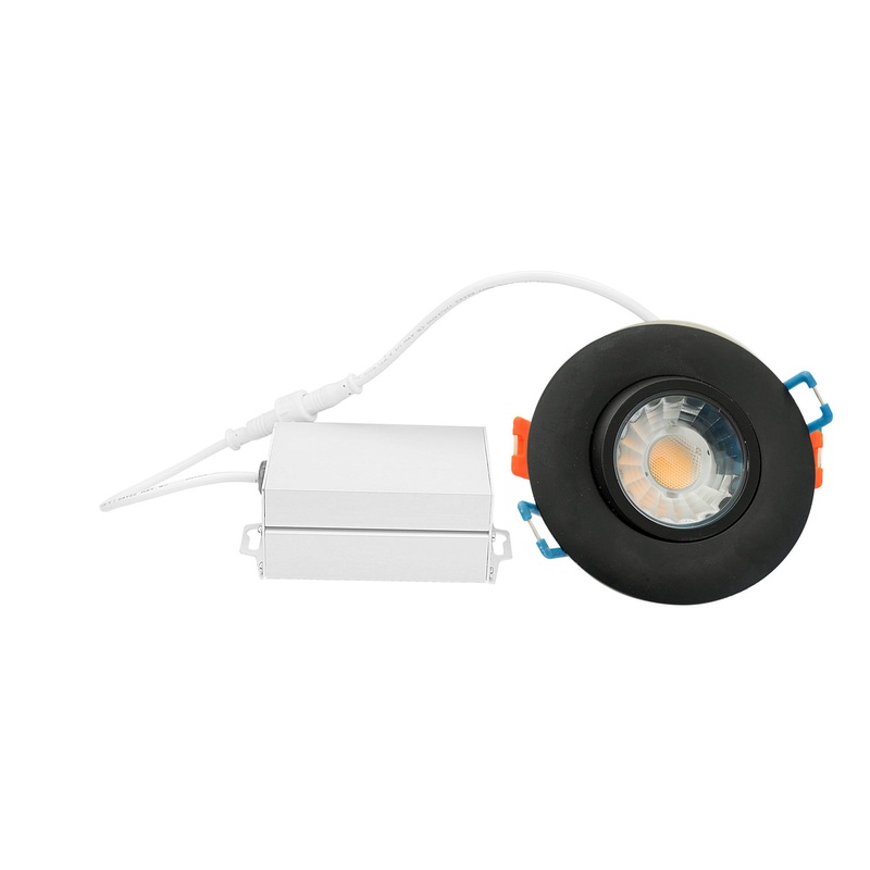 LED Recessed Light in Black