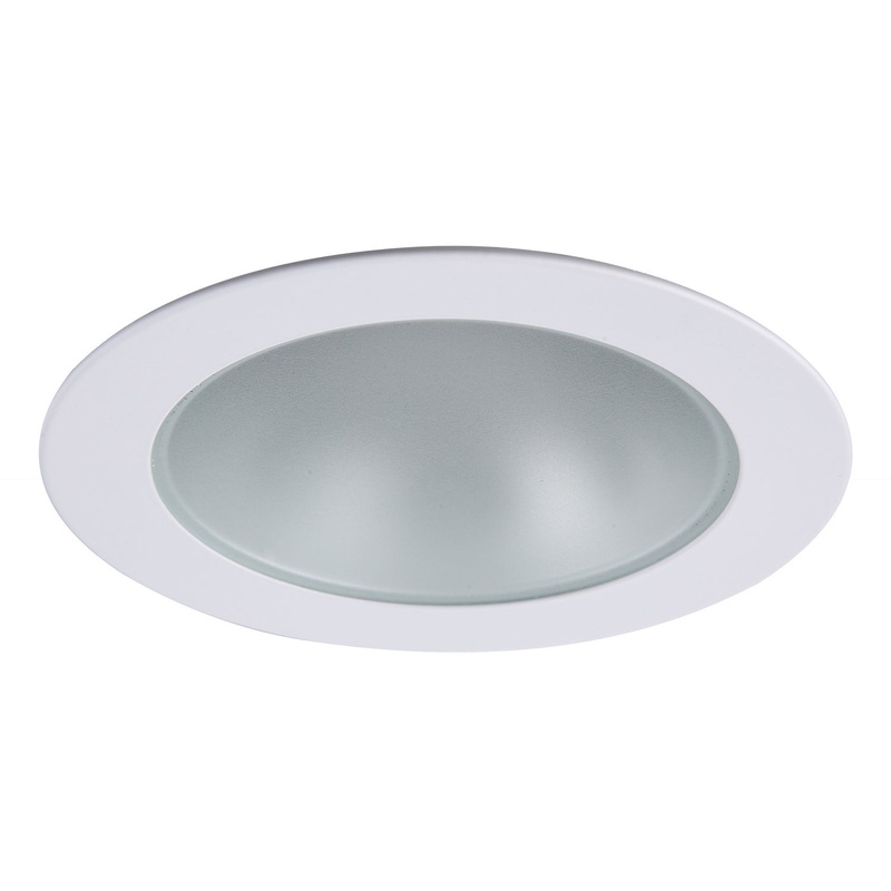 Round Shower Trim in Matte White