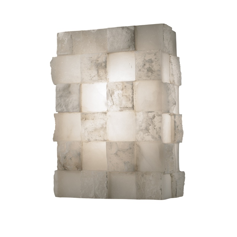 Sconce Two Light Wall Sconce in Marble/Chrome