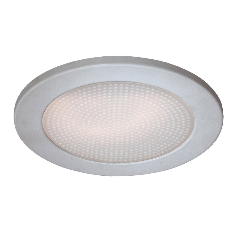 Showr,Flat Gls in Satin Nickel