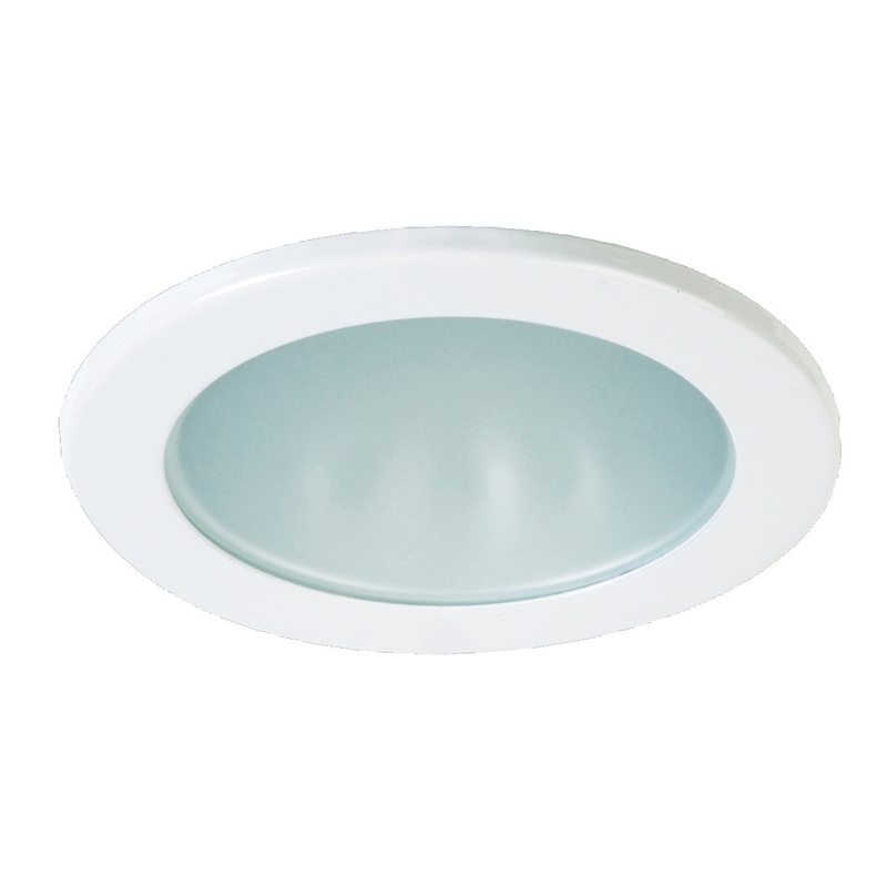 Showr,Flat Gls in White