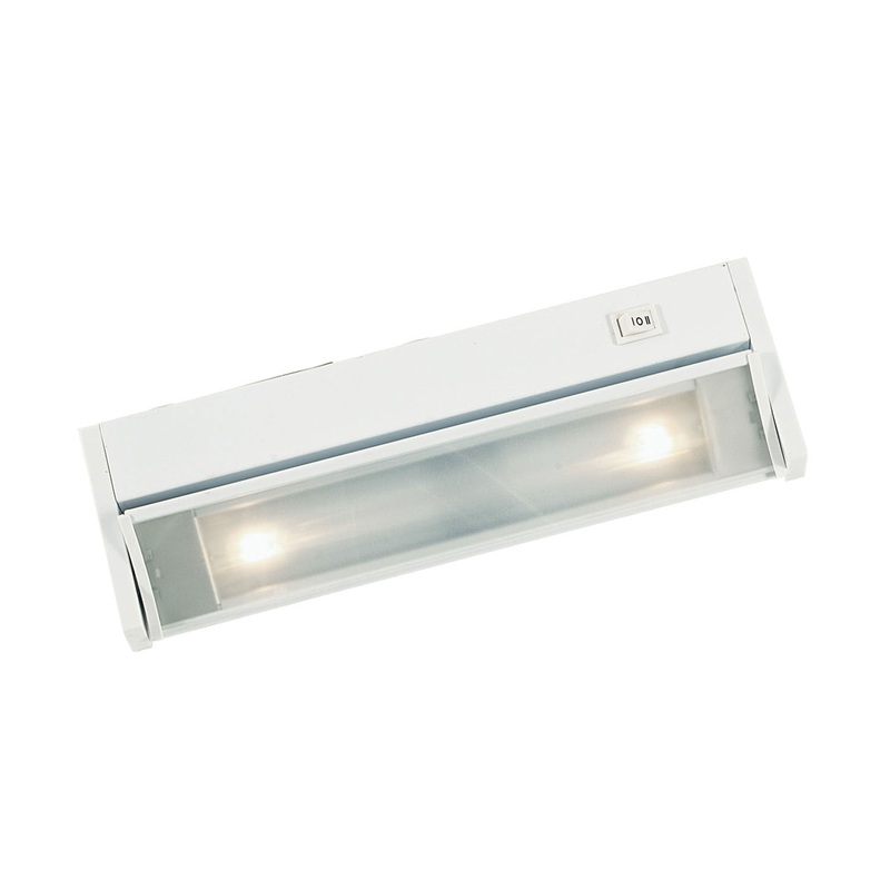 Under Cabinet Two Light Undercabinet in White